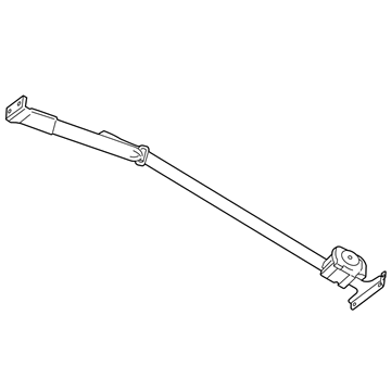 Mopar 5JJ801DVAD Front Seat Belt-Outer Belt Assembly Right