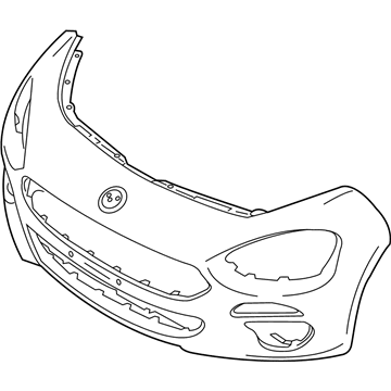 6KK52TZZAA Mopar Front Fascia Illustration 1 of 1