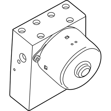 Mopar 68048307AA Anti-Lock Brake Control Unit