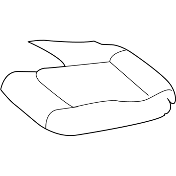 Mopar 1BG75BD5AA Left Front Gray Cushion Cover