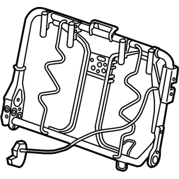 Mopar 68275775AA Frame-Rear Seat Back