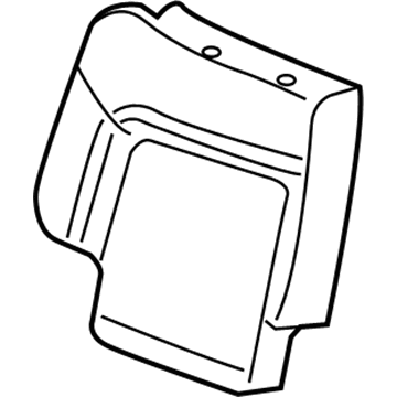 Mopar 5ZM28ND5AA Rear Seat Back Cover Right