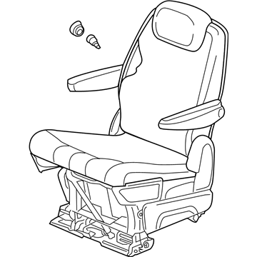 Mopar 1DT201D5AA Seat-Rear Quad