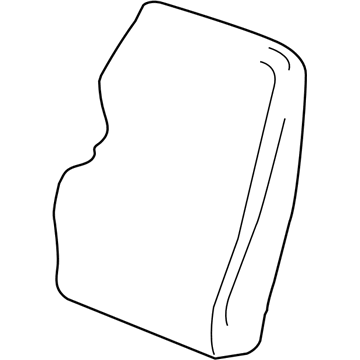 Mopar 1HV441D5AA Cover&FOA-Rear Seat Back