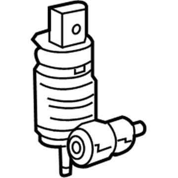 Mopar 68406292AA Pump-Washer, Windshield