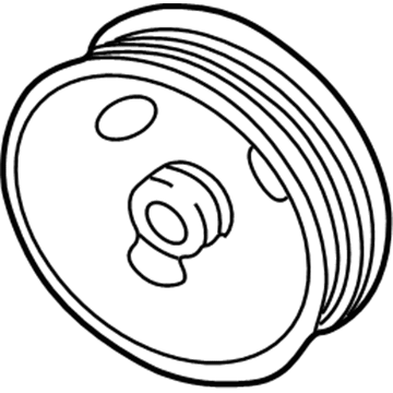 Mopar 53010258AC Pulley-Power Steering Pump