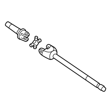 Mopar 5086666AB Front Axle Carrier-Axle Shaft Assembly