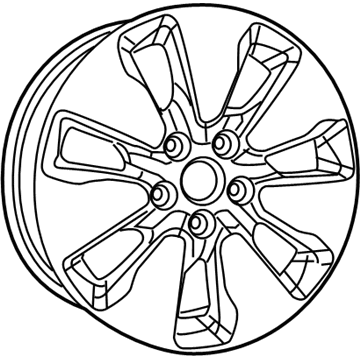 Chrysler Voyager Spare Wheel - 5SQ161STAB