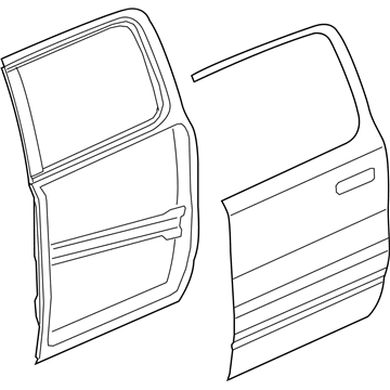 Mopar 68292549AC Door-Rear