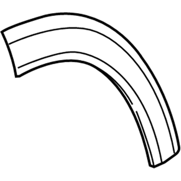 Mopar 5LP22LAHAB Molding-Door Outside