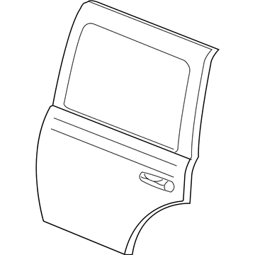 Mopar 55362171AF Door-Rear