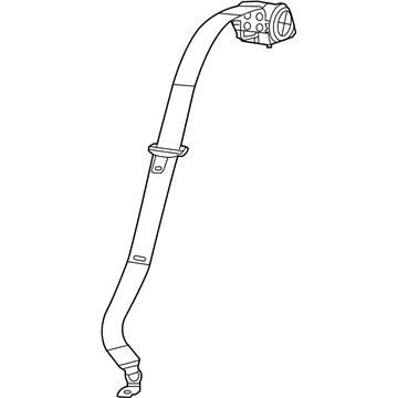 Mopar 1SV68LA8AB 2Nd Row Seat Belt And Retractor