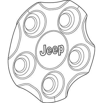 2019 Jeep Compass Wheel Cover - 5VL55RXFAA