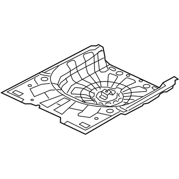 2017 Chrysler 200 Floor Pan - 68248183AA