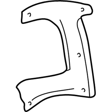 Mopar 5GD44RC3AA Panel-Rear Corner