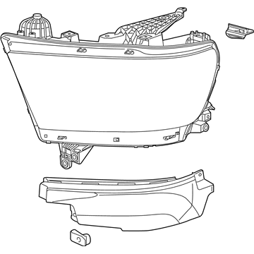 Mopar 68316083AD Headlamp