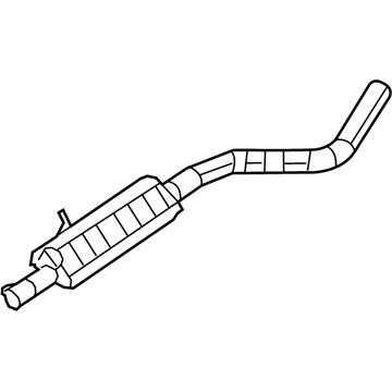 Jeep Cherokee Exhaust Pipe - 68185926AC