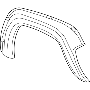 Mopar 5JH43TZZAF Flare-Fender Wheel Opening