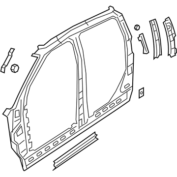 Mopar 68066893AB Panel-Body Side Aperture Inner Co