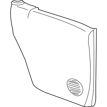 Mopar 5JC731L5AA Panel-Rear Door