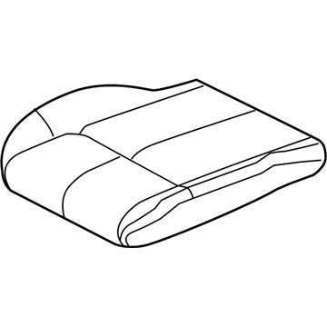 Mopar 5YW95DX9AB Front Seat Cushion Cover