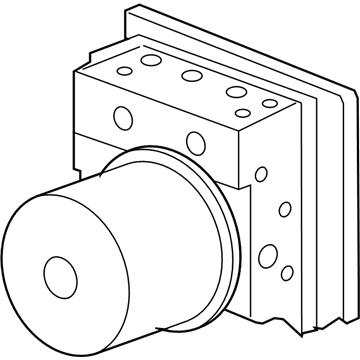 Mopar 68025873AB Anti-Lock Brake Control Unit