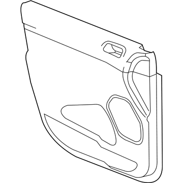 Mopar 1VZ251L1AB Panel-Front Door Trim