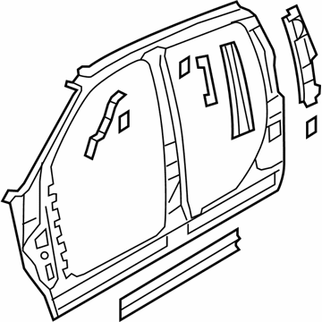 Mopar 68066892AC Panel-Body Side Aperture Inner Co