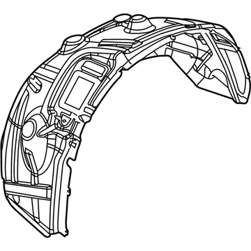 Mopar 68148310AC Shield-WHEELHOUSE