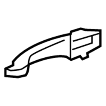 2009 Chrysler Sebring Door Handle - 1KR95FKGAA