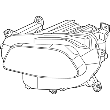 Mopar 68292992AB HEADLAMP Right