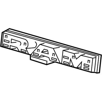 Ram 1500 Emblem - 68341469AB