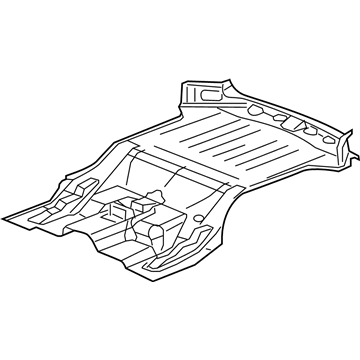 2007 Jeep Commander Floor Pan - 55396628AG