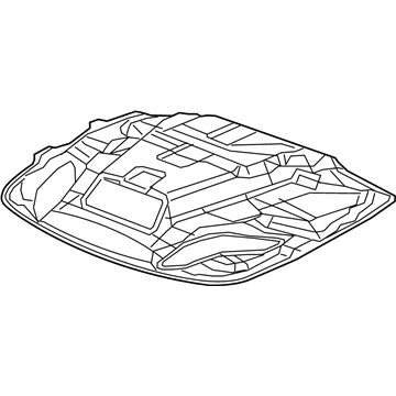 Mopar 55399345AA Pad-Hood