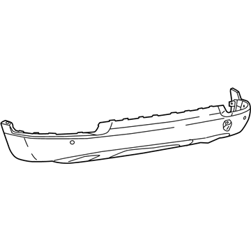 Mopar 68352635AB Rear Bumper Cover Lower