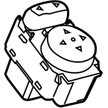 1UG24JD7AB Mopar Mirror Switch Illustration 1 of 1