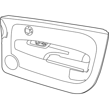 Mopar 1SD10JXWAD Panel-Front Door