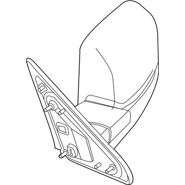 2018 Ram 2500 Car Mirror - 5XY521R4AH
