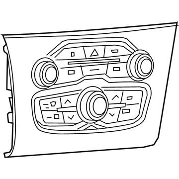 Mopar 68293629AD Center Stack Controls