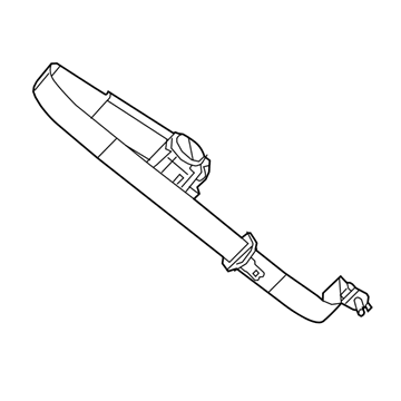 Mopar 6AR16HL1AA 2Nd Rear Center Belt Assembly