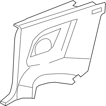 Mopar 1SN19DX9AF Panel-Quarter Trim