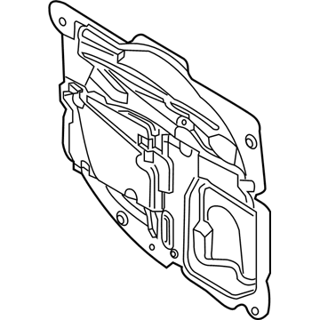 Mopar 68268795AA Shield-Rear Door