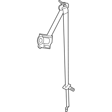 Mopar 5UZ23LC5AB Belt Assembly-RETRACTOR