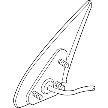 Mopar 55156880AA Passenger Side Mirror Outside Rear View