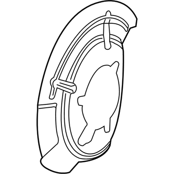 Mopar 68401297AA Shield-Brake