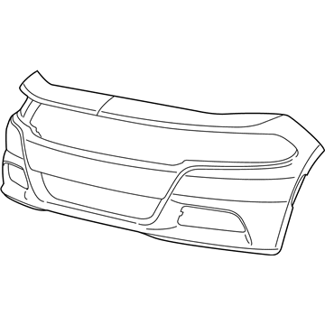 Mopar 68267765AB Front Bumper Cover