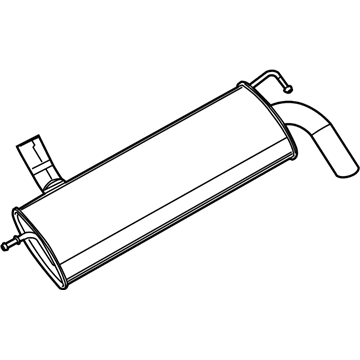 Mopar 68361258AA Exhaust Muffler