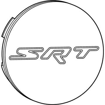 Mopar 5QW99RXFAA Stock Wheel Center Cap