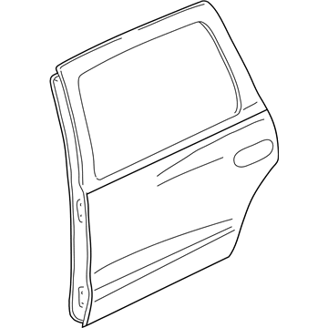 Mopar 55256460AE Door-Rear