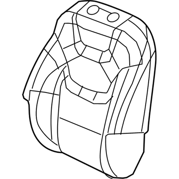 Mopar 5RA08DX9AD Front Seat Back Cover Right